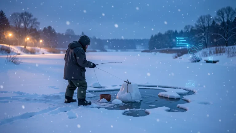 De la pêche sur glace au jeu crash, un imaginaire hivernal numérique